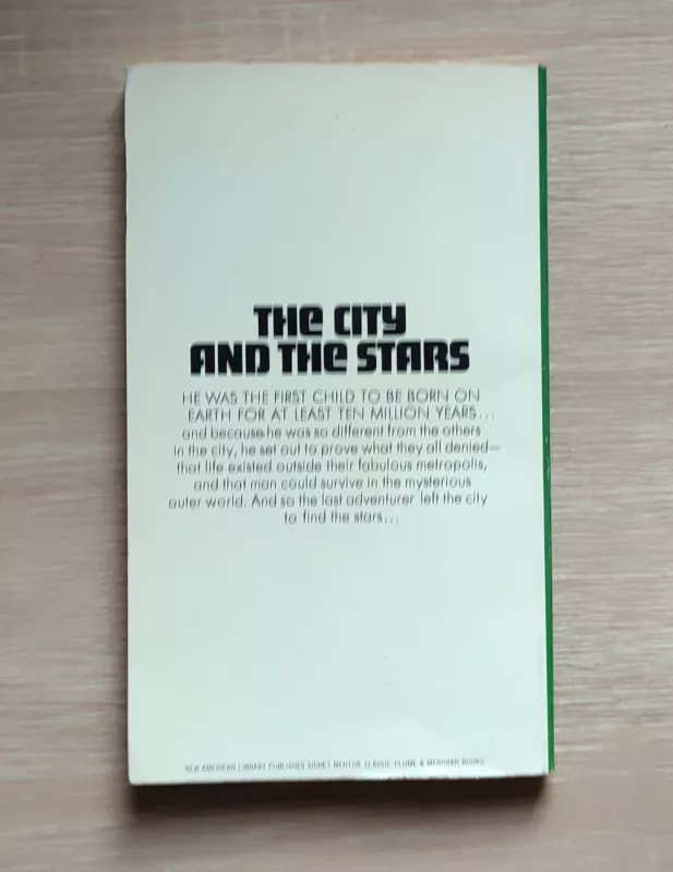 The city and the stars - Arthur C. Clarke, knyga 6