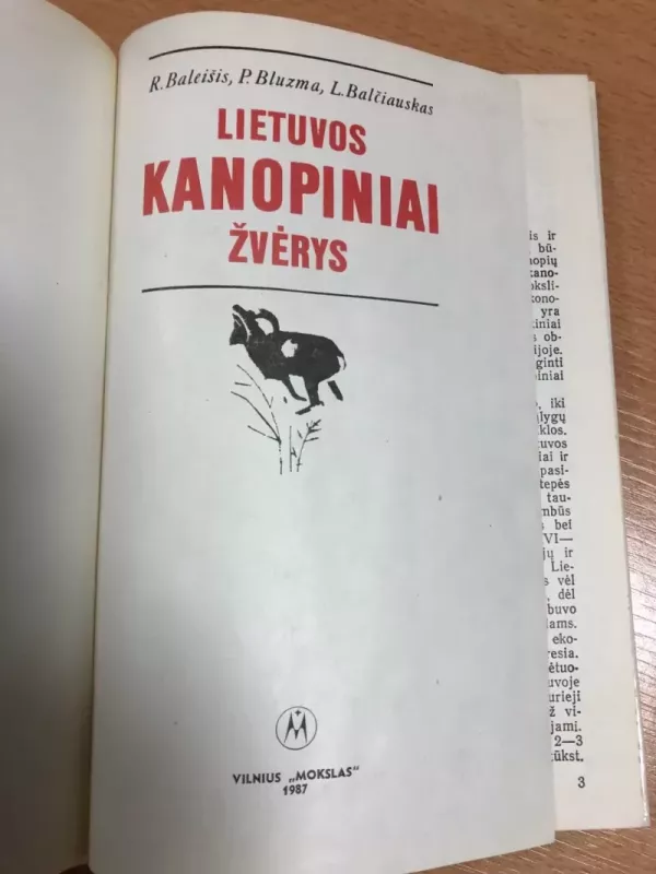 Lietuvos kanopiniai žvėrys - Rimantas Baleišis, knyga 3