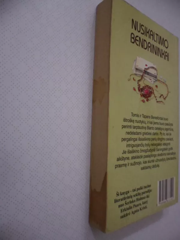 Nusikaltimo bendrininkai - Agatha Christie, knyga 5