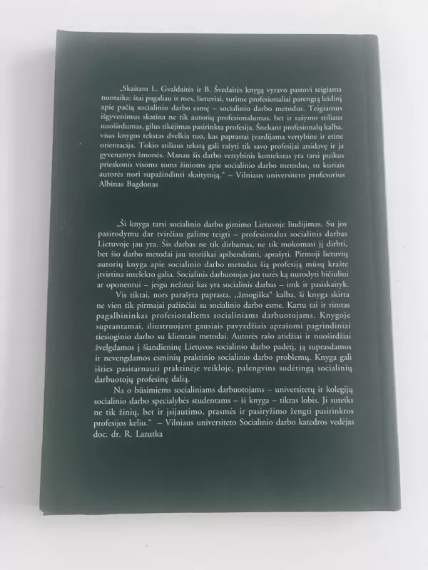 Socialinio darbo metodai - Autorių Kolektyvas, knyga 3