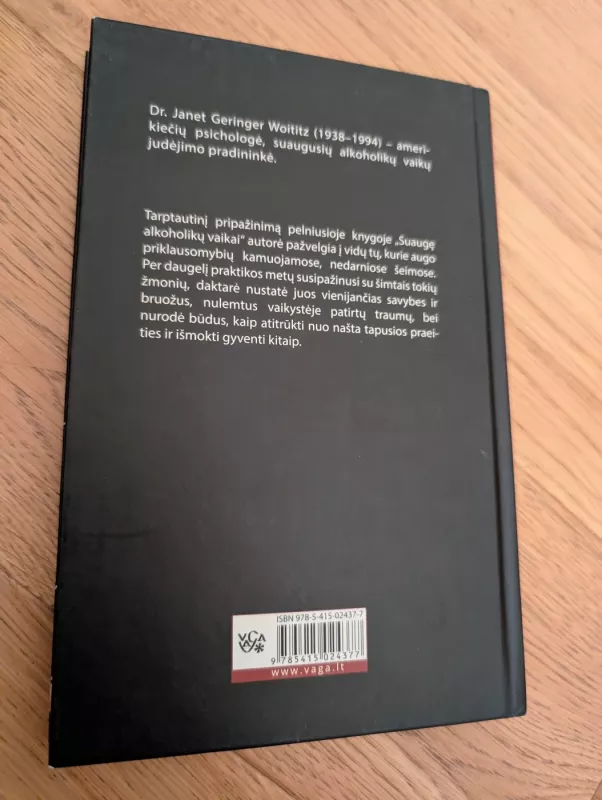 Suaugę alkoholikų vaikai - Dr. Janet Geringer Woititz, knyga 3