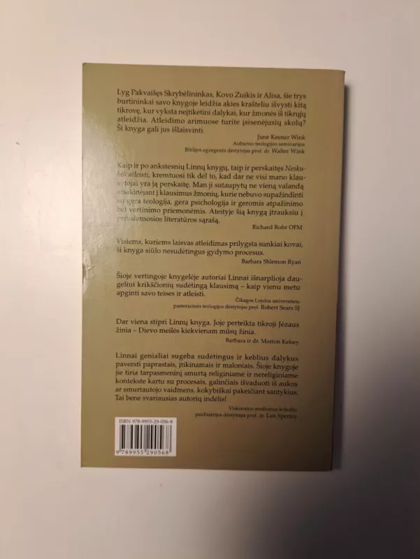 Neskubėk atleisti. Ištiesk abi gydančias rankas - Dennis Linn, Matthew  Linn, knyga 3