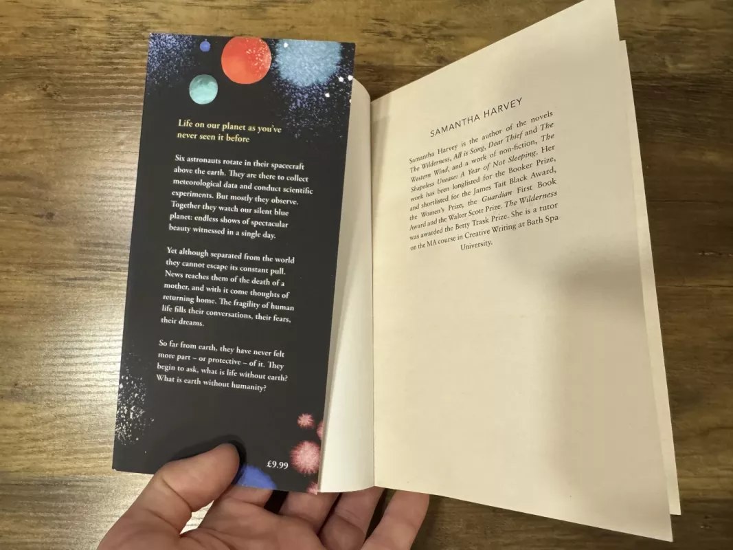 Orbital - Samantha Harvey, knyga 6