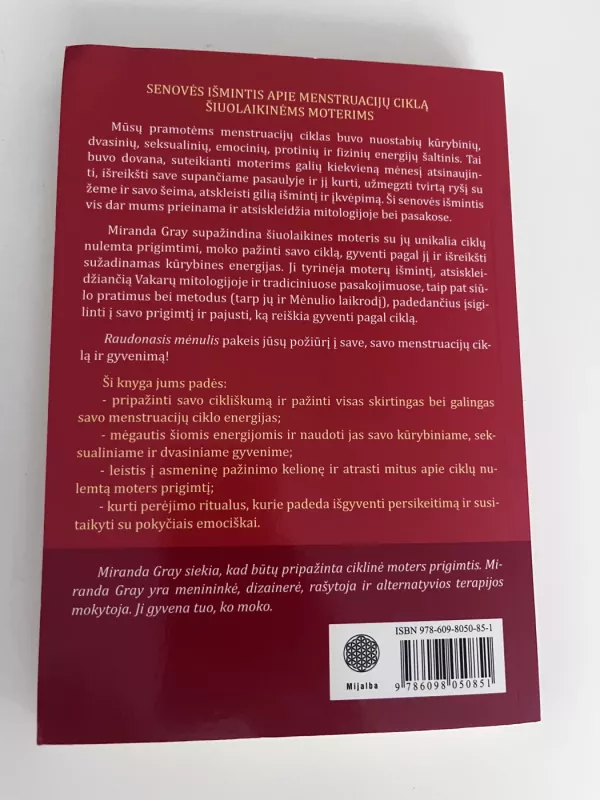 Raudonasis mėnulis - Miranda Gray, knyga 3