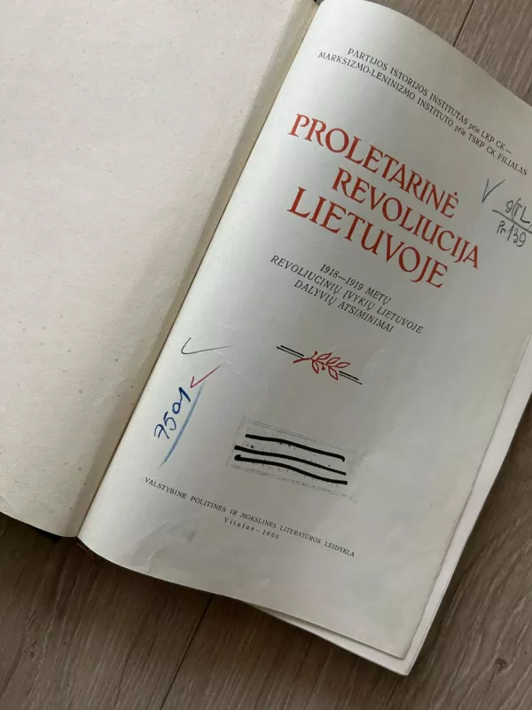 Proletarinė revoliucija Lietuvoje - Autorių Kolektyvas, knyga 3