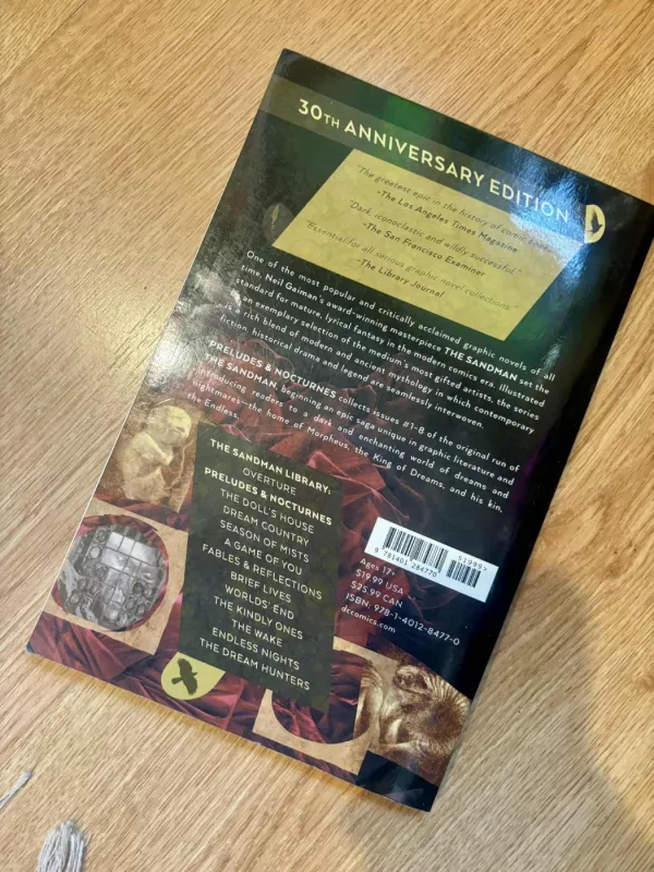 The Sandman, Vol. 1: Preludes & Nocturnes - Neil Gaiman, knyga 3