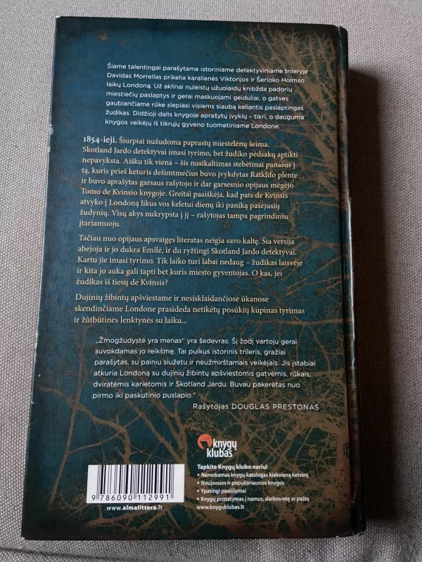 Žmogžudystė yra menas - David Morrell, knyga 3