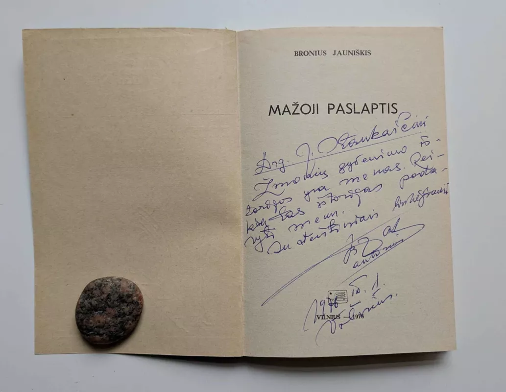 Mažoji paslaptis - Bronius Jauniškis, knyga 3