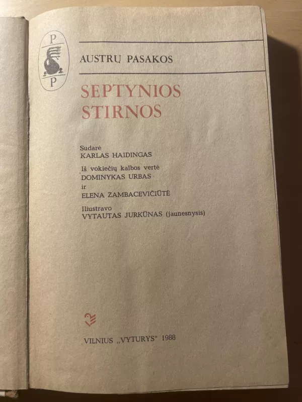 Septynios stirnos. Austrų pasakos - Autorių Kolektyvas, knyga 5