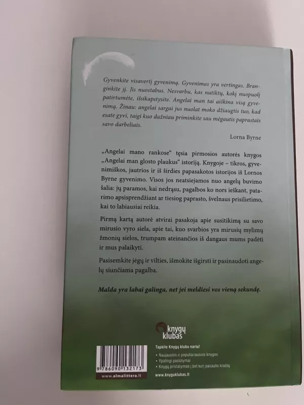 Angelai mano rankose - Lorna Byrne, knyga 3