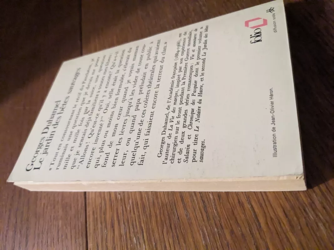 Le Jardin des bêtes sauvages - Georges Duhamel, knyga 5