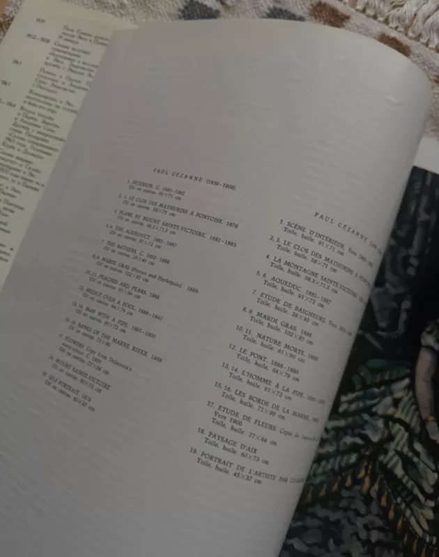 Paul Cezanne tapybos albumas - Cezanne, knyga 4