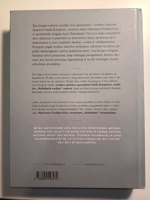 BALANSAS: skanus maistas ir sveikos gyvensenos idėjos aktyviems žmonėms - Vaida Kurpienė, Martynas Praškevičius, Aistė Šeibokaitė, knyga 3