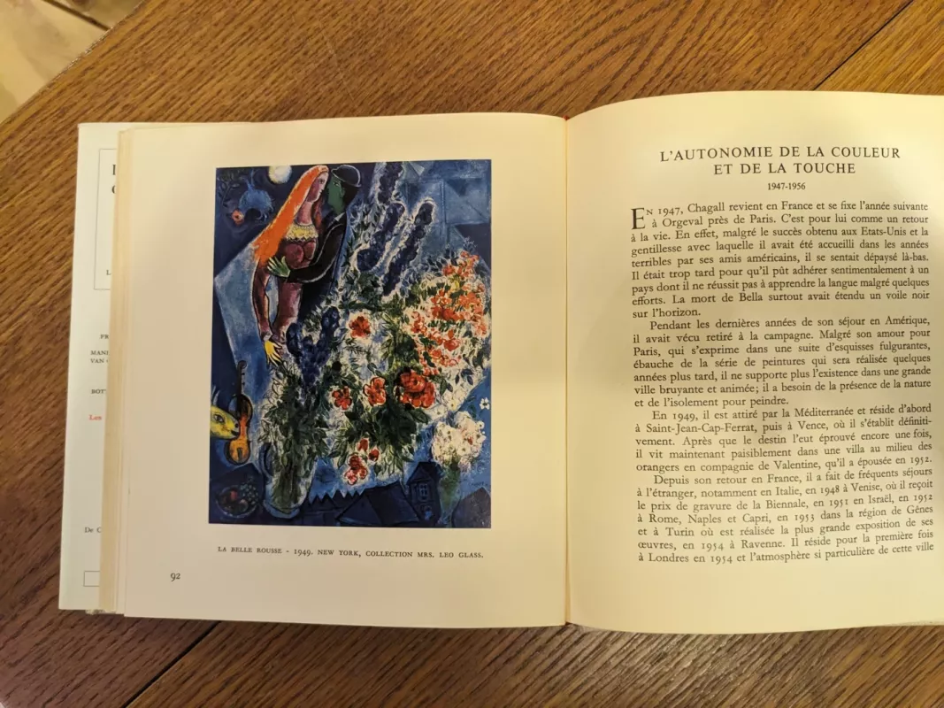 Le Gout De Notre Temps. Chagall - Lionello Venturi, knyga 6