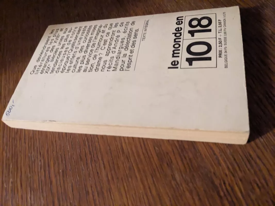 Le musée noir - Andre Pieyre, knyga 6