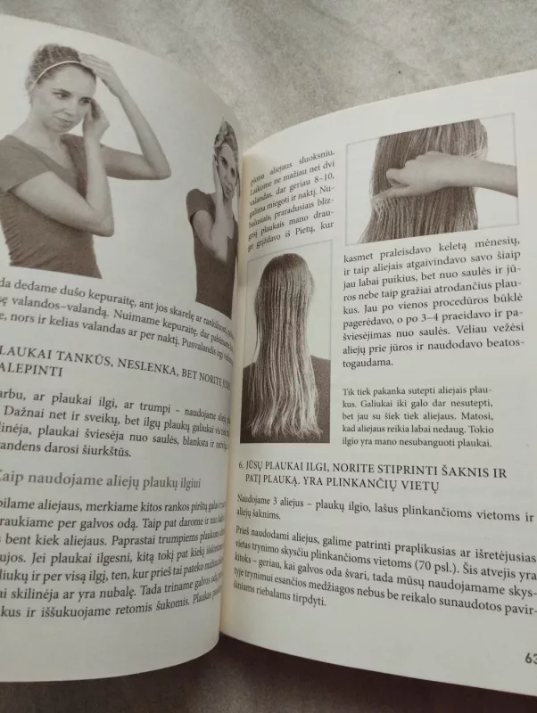 Gražūs, sveiki ir stiprūs plaukai. Plaukų priežiūra aliejais - Nijolė Degutienė, knyga 5