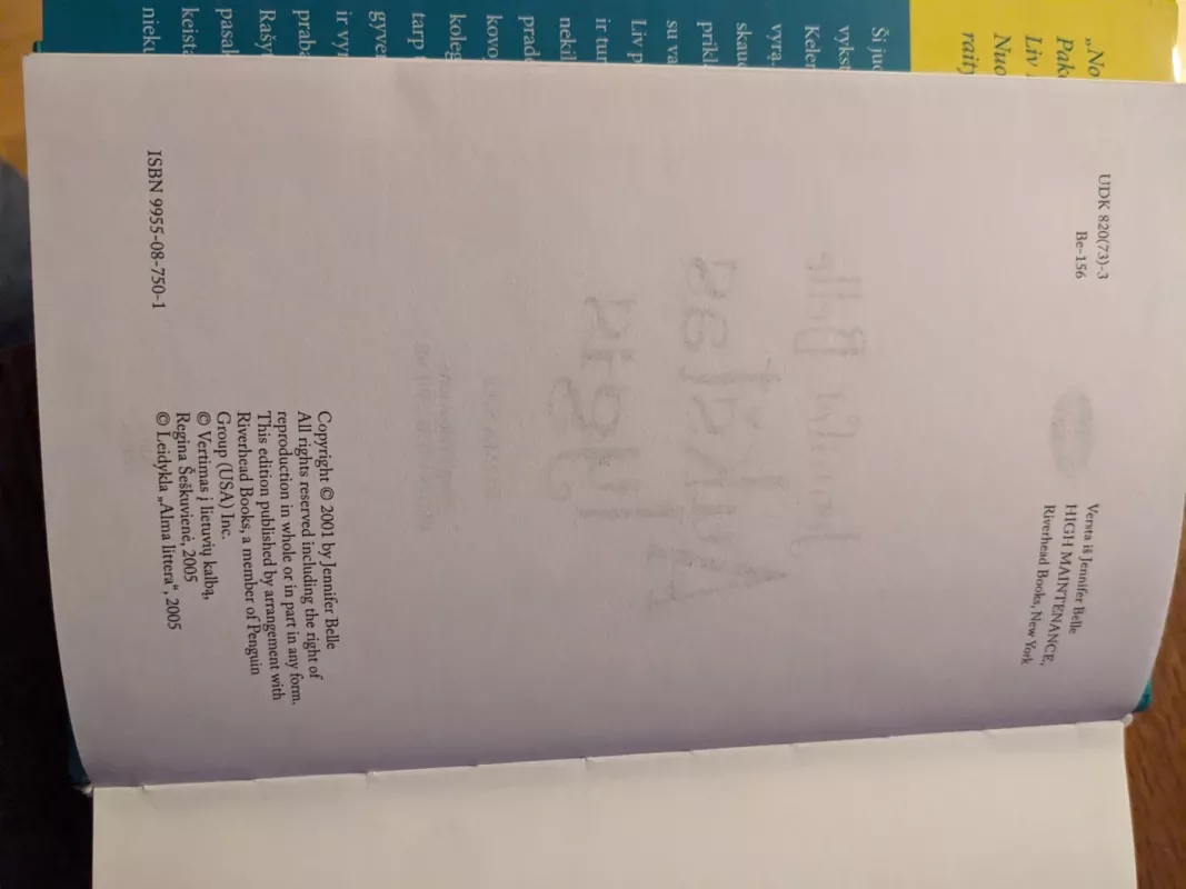 Aukštas lygis - Jennifer Belle, knyga 4