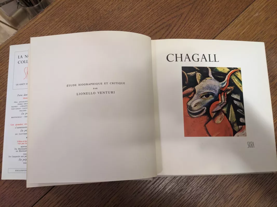 Le Gout De Notre Temps. Chagall - Lionello Venturi, knyga 3