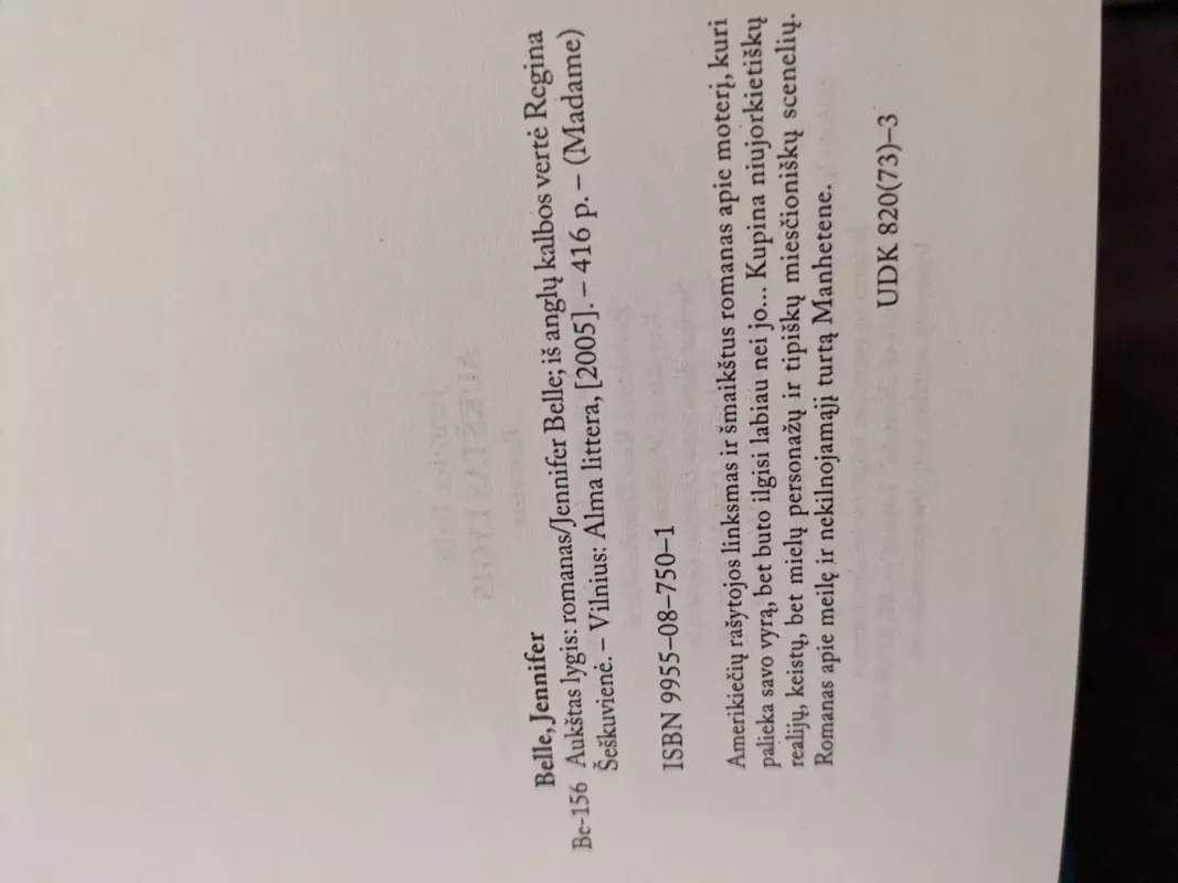 Aukštas lygis - Jennifer Belle, knyga 6