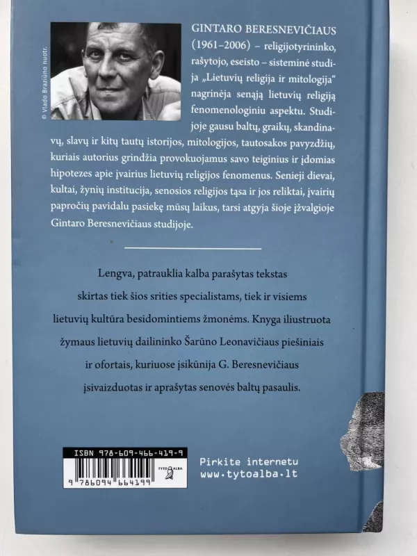 Lietuvių religija ir mitologija - Gintaras Beresnevičius, knyga 3