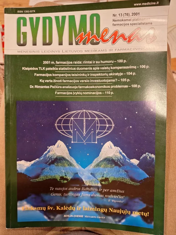Gydymo menas Nr.13 (76), 2001 - Julius Neverauskas, knyga 2