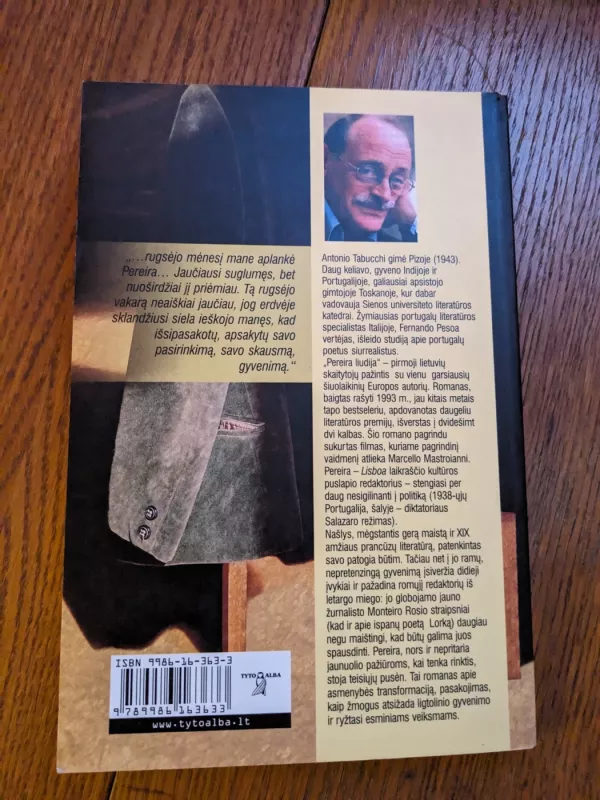 Pereira liudija - Antonio Tabucchi, knyga 6