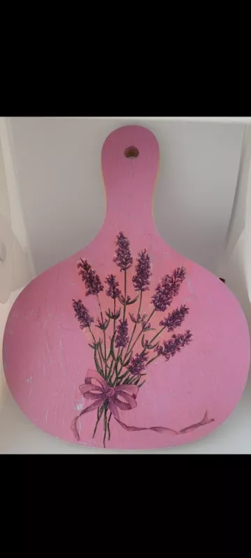 Pjaustymo lentelė papuošta dekupažu - , namai ir interjeras 2