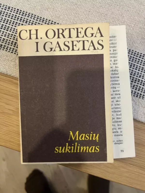 Masių sukilimas - Jose Ortega y Gasset, knyga 3