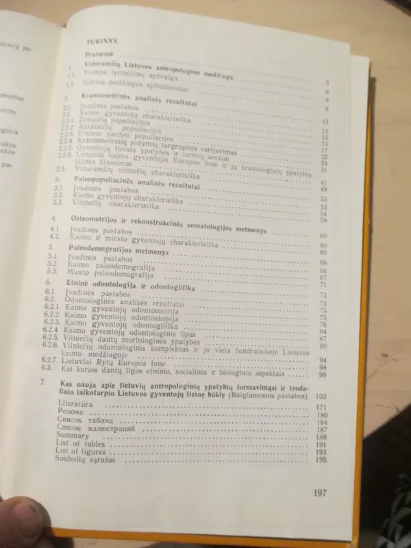 Senųjų Lietuvos gyventojų antropologija - G. Česnys, I.  Baličiūnienė, knyga 6