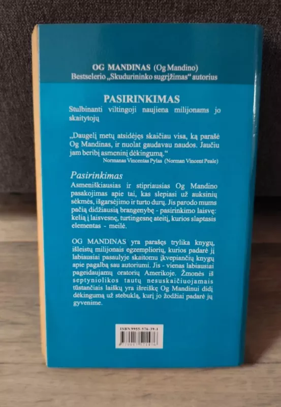 Pasirinkimas - Og Mandino, knyga 3