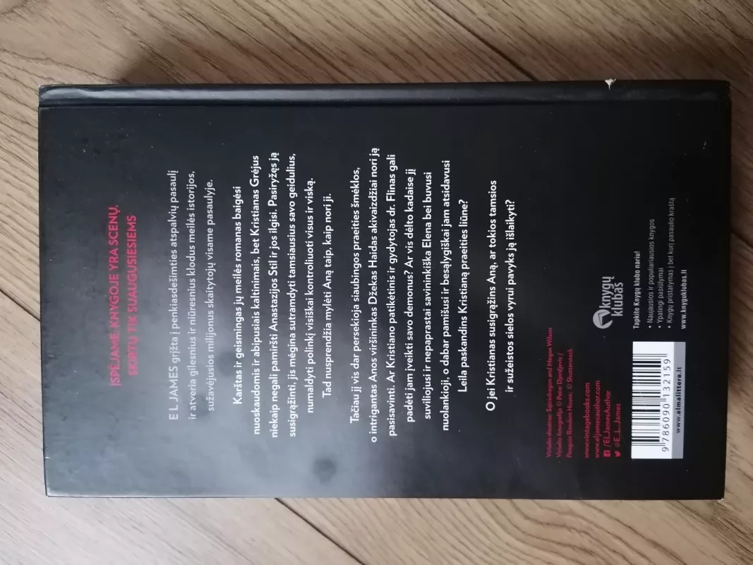 Tamsesnis. "Penkiasdešimt tamsesnių atspalvių" Kristiano akimis - James E L, knyga 6