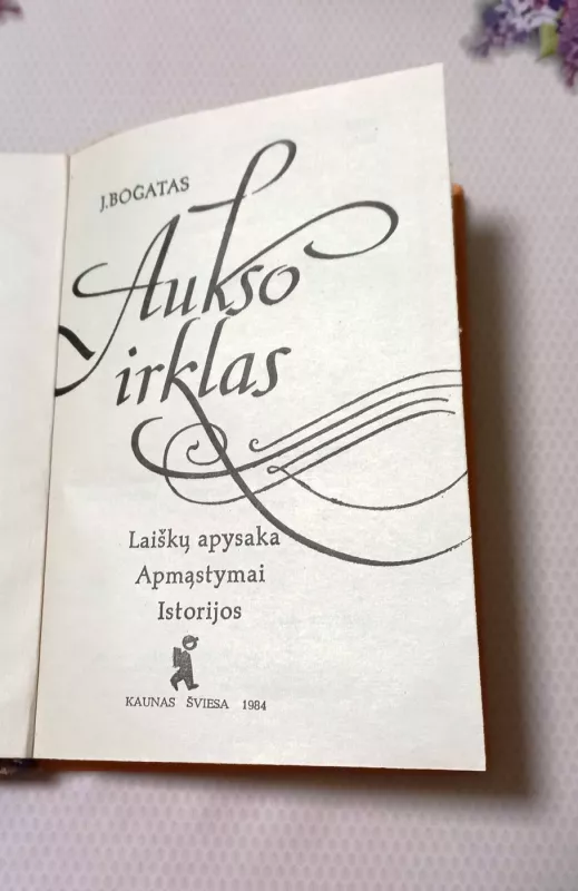 Aukso irklas - J. Bogatas, knyga 3