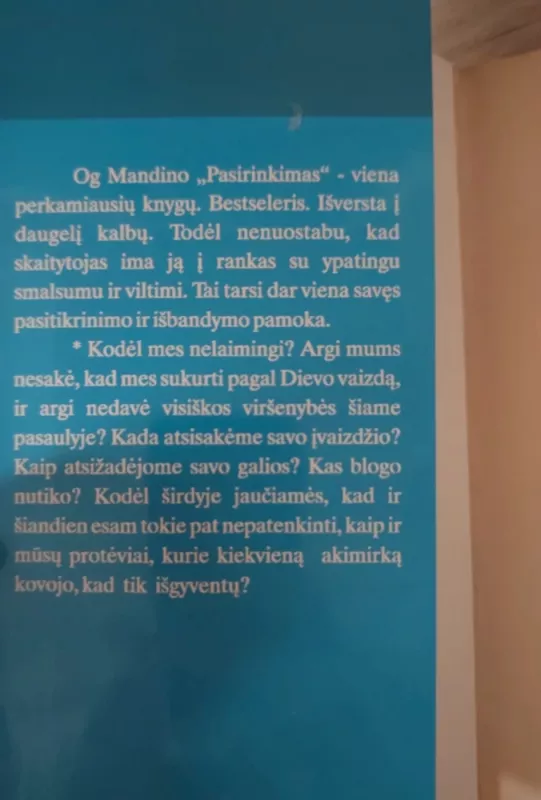 Pasirinkimas - Og Mandino, knyga 5