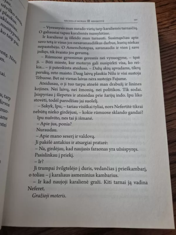 Nefertitė - Michelle Moran, knyga 5