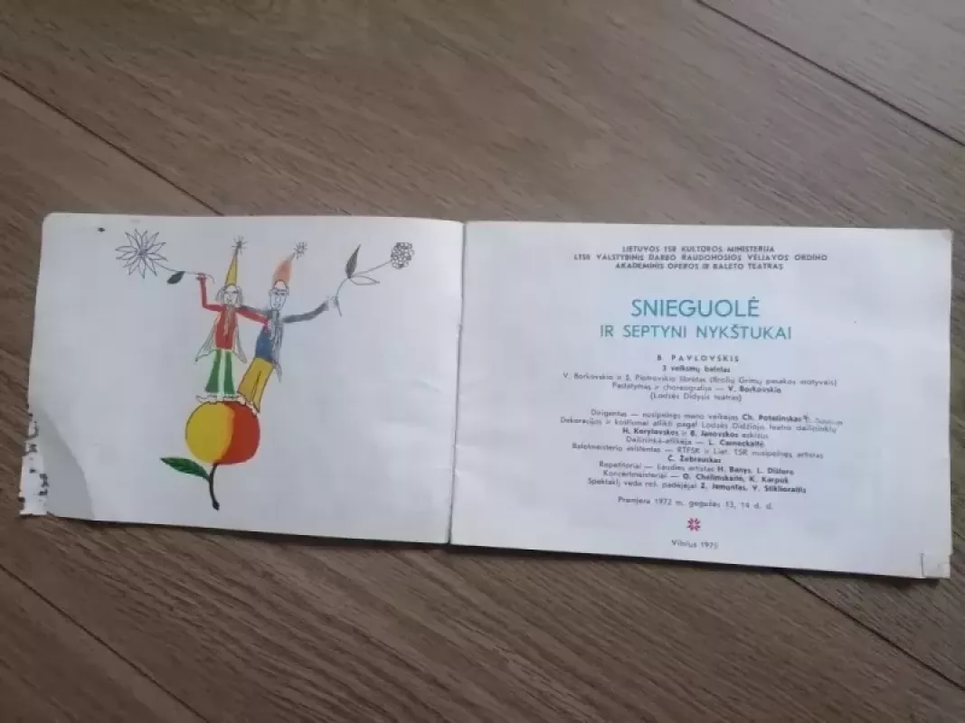 Snieguolė ir septyni nykštukai 3 veiksmų baletas - Bogdanas Pavlovskis, knyga 3