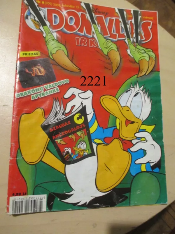 Donaldas ir kiti, 2008 m. Nr. 8 - Walt Disney, knyga 2