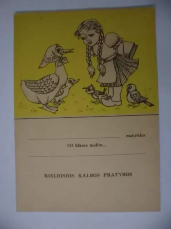 Rišliosios kalbos pratybos 3 kl. - Elena Marcelionienė, knyga 2