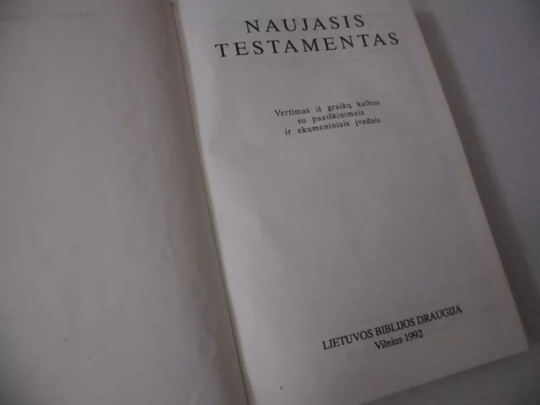 Šventasis raštas. Naujasis testamentas - Autorių Kolektyvas, knyga 4