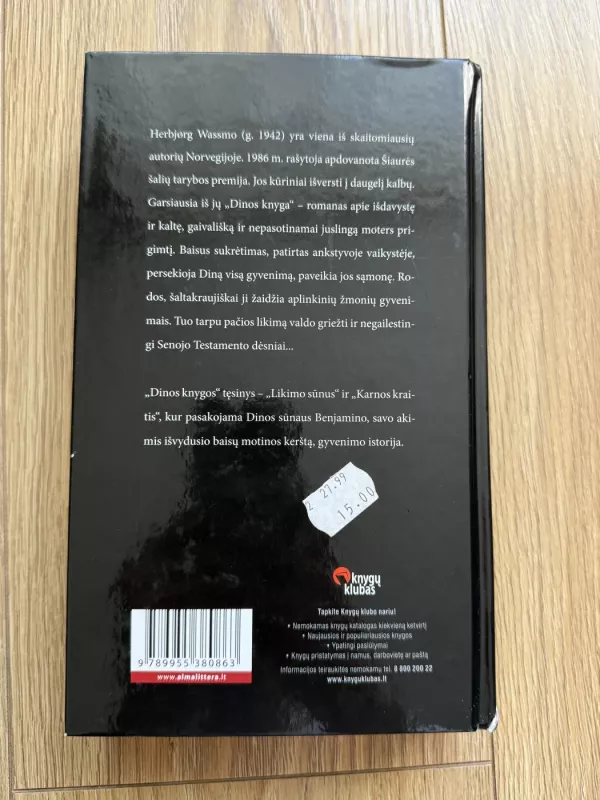 Dinos knyga - Herbjørg Wassmo, knyga 4