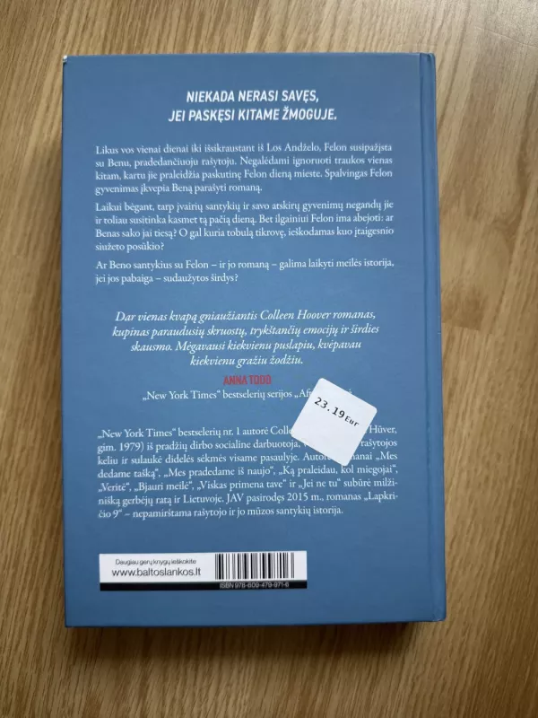 Lapkričio 9 - Colleen Hoover, knyga 5