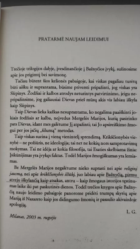 Kodėl Bažnyčia? - Luigi Giussani, knyga 3