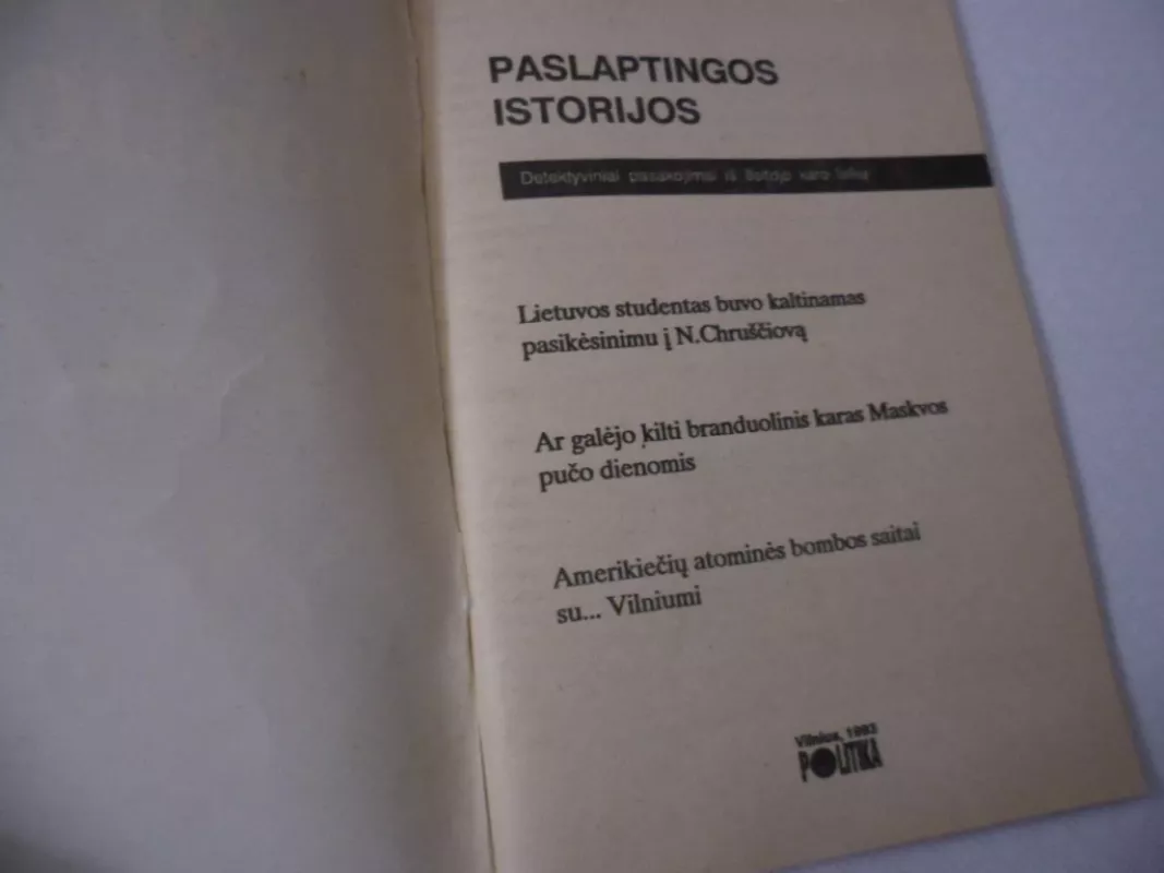 Paslaptingos istorijos - Autorių Kolektyvas, knyga 3