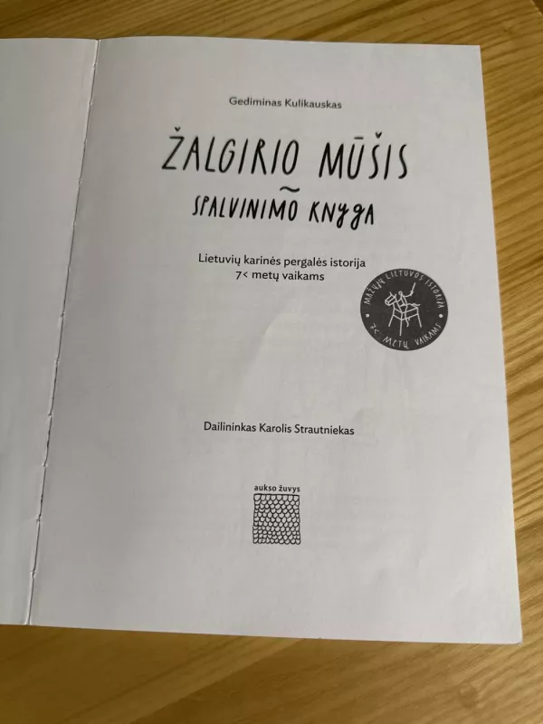 Žalgirio mūšis Spalvinimo knyga - Gediminas Kulikauskas, knyga 3