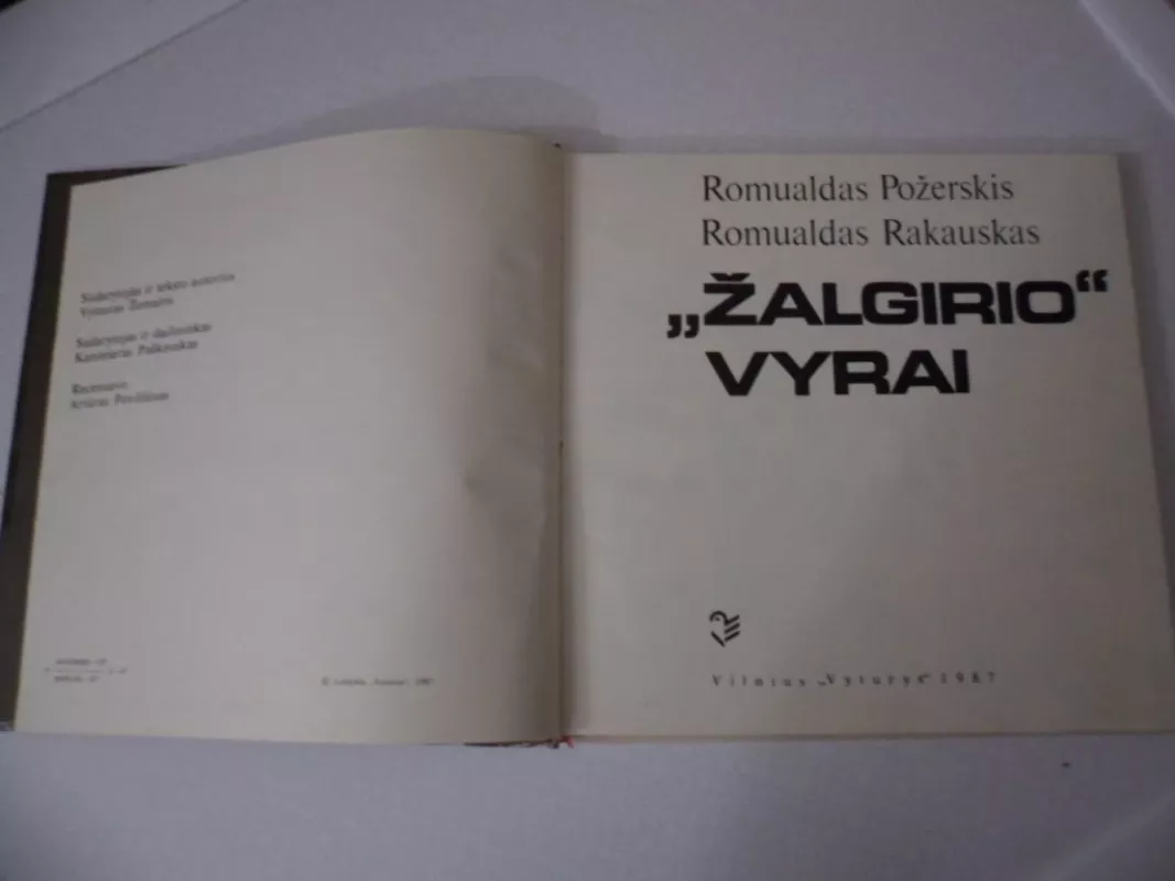 Žalgirio vyrai - Romualdas Rakauskas, knyga 3