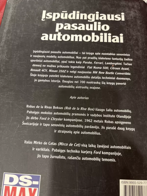 Įspūdingiausi pasaulio automobiliai - Autorių Kolektyvas, knyga 5