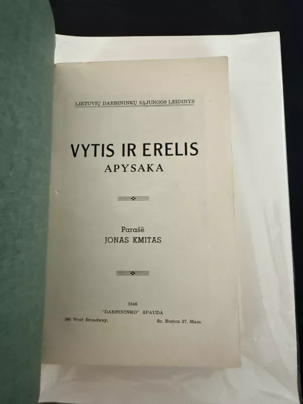 Vytis ir erelis - Autorių Kolektyvas, knyga 3