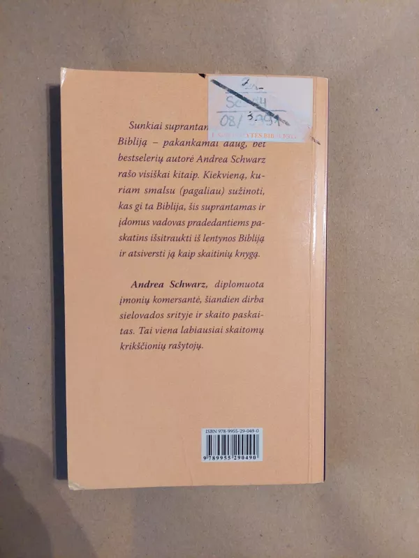 25 žingsniai norint suprasti Bibliją - Andrea Schwarz, knyga 3