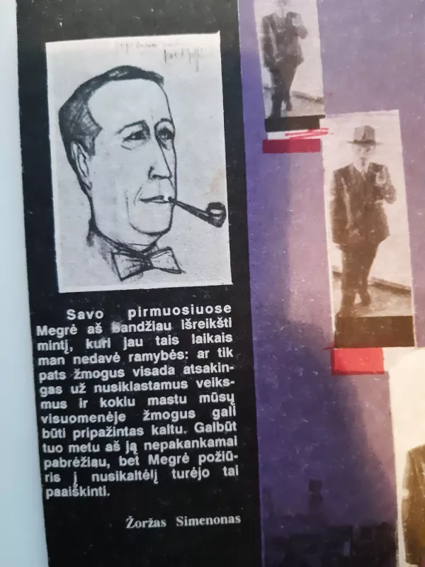 Pirmoji Megrė užduotis - Žoržas Simenonas, knyga 3