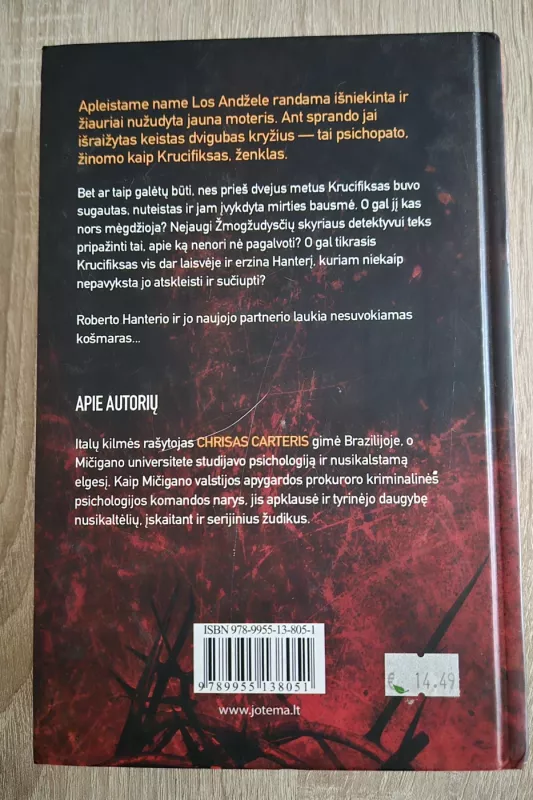 Krucifiksas - Chris Carter, knyga 3