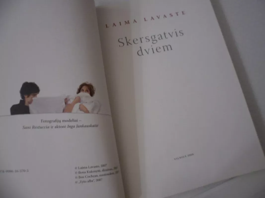 Skersgatvis dviem - Laima Lavaste, knyga 3